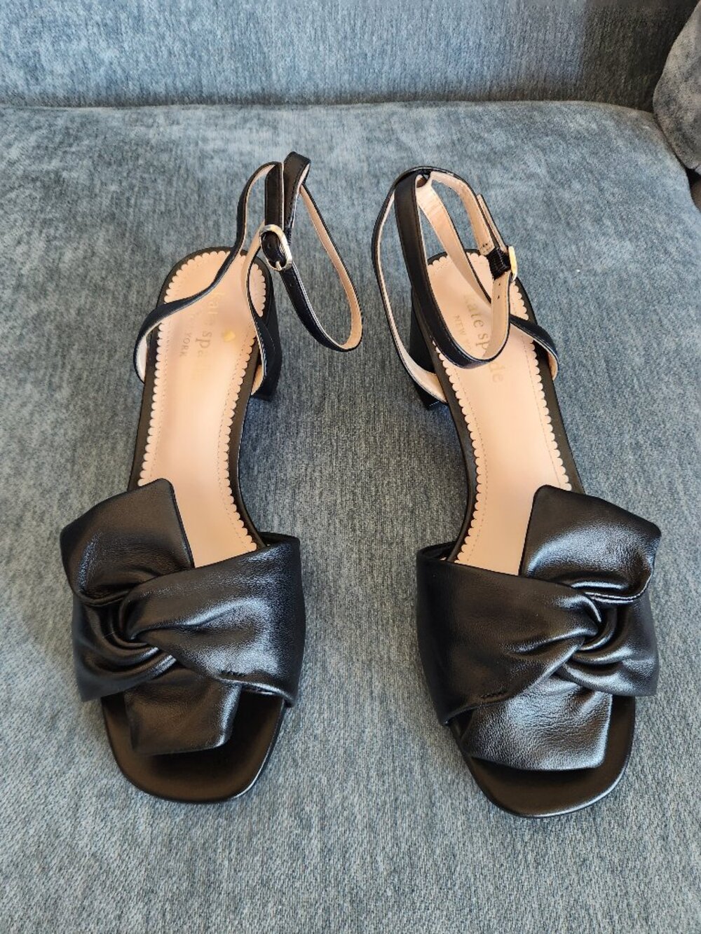 Kate Spade Camille Sandals (Black, Size 8B)